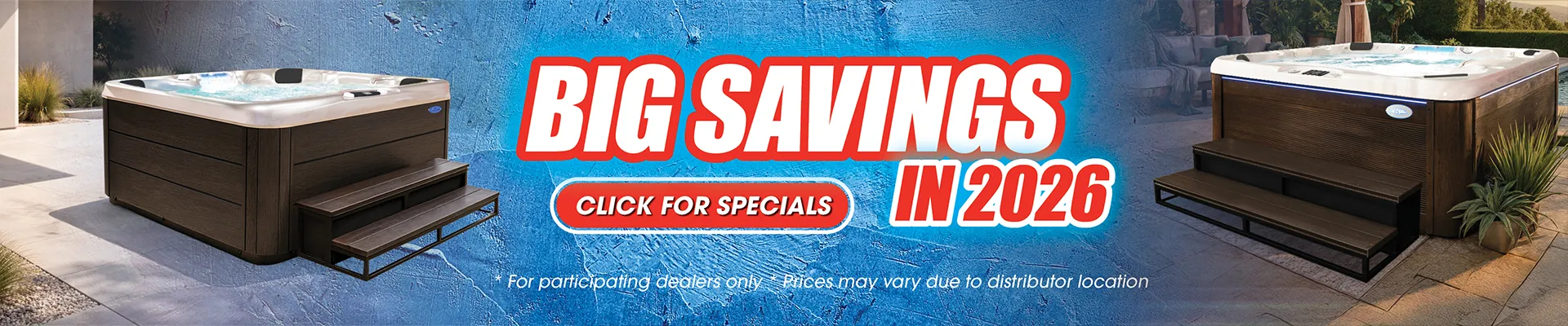 Calspas hot tub being used in a family setting - Whittier